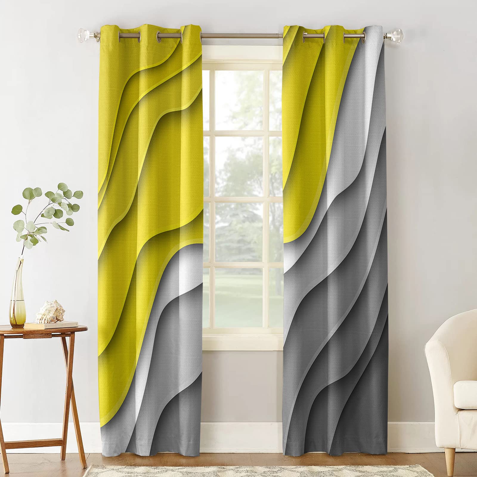Heavy Pattern Curtains