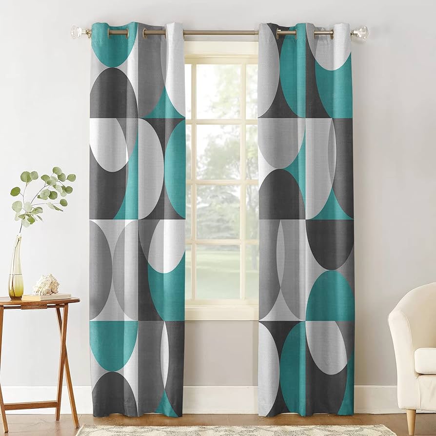 Light Floral Curtains